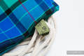 Turnbeutel, hergestellt vom gewebten Stoff (100% Baumwolle) - COUNTRYSIDE PLAID - Standard Größe 32cmx43cm #babywearing