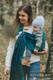 Ringsling, Jacquard Weave (100% cotton) - with gathered shoulder - UNDER THE LEAVES - long 2.1m #babywearing