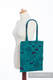 Einkaufstasche, hergestellt aus gewebtem Stoff (100% Baumwolle) - UNDER THE LEAVES (grad B) #babywearing