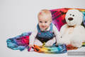 Swaddle Blanket Set - RAINBOW LACE DARK, ICED LACE TURQUOISE & WHITE #babywearing