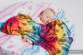Swaddle Blanket Set - RAINBOW LACE DARK, ICED LACE TURQUOISE & WHITE #babywearing