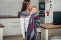 Sling, sergé brisé, (100 % coton) - SMOKY - FUCHSIA - standard 1.8m #babywearing