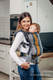 LennyUp Tragehilfe, Größe Standard, Kreuzköper-Bindung, 100% Baumwolle - SMOKY - HONEY #babywearing