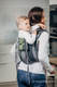 Lenny Buckle Onbuhimo baby carrier, toddler size, broken-twill weave (100% cotton) - SMOKY - LIME  #babywearing