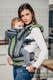Ergonomische Tragehilfe, Gr. Baby, Kreuzköper-Bindung, 100% Baumwolle - SMOKY - LIME - zweite Generation #babywearing