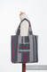 Bolso hecho de tejido de fular (100% algodón) - SMOKY - FUCHSIA - talla estándar 37 cm x 37 cm #babywearing