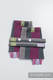 Drool Pads & Reach Straps Set, (60% cotton, 40% polyester) - SMOKY - FUCHSIA  #babywearing