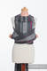 Wrap-Tai Tragehilfe Mini / Kreuzköper-Bindung / 100% Baumwolle / mit Kapuze / SMOKY - FUCHSIA  #babywearing