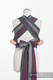 Wrap-Tai Tragehilfe Mini / Kreuzköper-Bindung / 100% Baumwolle / mit Kapuze / SMOKY - FUCHSIA  #babywearing