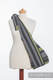 Hobo Bag made of woven fabric, 100% cotton - SMOKY - LIME  #babywearing