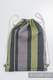 Sackpack made of wrap fabric (100% cotton) - SMOKY - LIME - standard size 32cmx43cm #babywearing