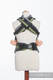 Mochila LennyUp, talla estándar, sarga cruzada 100% algodón - conversión de fular SMOKY - LIME #babywearing
