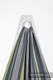 Ringsling, Broken twill Weave (100% cotton), with gathered shoulder - SMOKY - LIME - standard 1.8m #babywearing