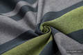 Écharpe, sergé brisé - SMOKY - LIME - taille L #babywearing