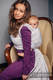 Baby Wrap, Jacquard Weave (80% cotton, 17% merino wool, 2% silk, 1% cashmere) - VINTAGE LACE - size XS #babywearing