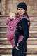Mochila ergonómica, talla Toddler, jacquard 100% algodón - WILD WINE - Segunda generación #babywearing