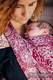 Baby Wrap, Jacquard Weave (100% cotton) - WILD WINE  - size L #babywearing