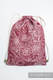 Sackpack made of wrap fabric (100% cotton) - WILD WINE - standard size 32cmx43cm #babywearing