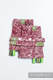 Drool Pads & Reach Straps Set, (60% cotton, 40% polyester) - WILD WINE  #babywearing