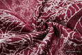 Fular, tejido jacquard (100% algodón) - WILD WINE - talla S #babywearing