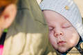 Parka Babywearing Coat - size L - Khaki & Diamond Plaid (grade B) #babywearing