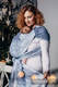 Fular, tejido jacquard (100% algodón) - WINTER PRINCESSA - talla L #babywearing