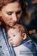 Baby Wrap, Jacquard Weave (100% cotton) - WINTER PRINCESSA - size M #babywearing
