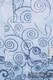 Sac à bandoulière en retailles d’écharpes (100 % coton) - WINTER PRINCESSA - taille standard 37 cm x 37 cm #babywearing
