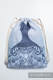 Sackpack made of wrap fabric (100% cotton) - WINTER PRINCESSA - standard size 32cmx43cm (grade B) #babywearing