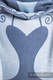 Nosidło Klamrowe ONBUHIMO z tkaniny żakardowej (100% bawełna), rozmiar Standard - ZIMOWA KSIĘŻNICZKA  #babywearing