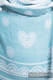 Nosidło Klamrowe ONBUHIMO  z tkaniny żakardowej (60% Bawełna 28% Len 12% Jedwab Tussah), rozmiar Toddler - ARKTYCZNA KORONKA #babywearing