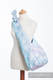 Hobo Bag made of woven fabric, 96% cotton, 4% metallised yarn - GLITTERING SNOW QUEEN  #babywearing