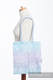 Shopping bag made of wrap fabric (96% cotton, 4% metallised yarn) - GLITTERING SNOW QUEEN  #babywearing