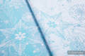 Fular, tejido jacquard (96% algodón, 4% hilo metalizado) - GLITTERING SNOW QUEEN - talla XS #babywearing