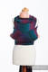 WRAP-TAI carrier Mini with hood/ jacquard twill / 60%  cotton, 28% Merino wool, 8% silk, 4% cashmere / BIG LOVE - BLACK OPAL #babywearing