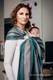 Ring Sling - 100% Cotton - Broken Twill Weave, with gathered shoulder - SMOKY - MINT (grade B) #babywearing