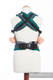 Mochila LennyUp, talla estándar, sarga cruzada 100% algodón - conversión de fular SMOKY - MINT  #babywearing