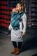 Ergonomic Carrier, Baby Size, crackle weave 100% cotton - QUARTET RAINY - Second Generation #babywearing