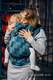 Mochila ergonómica, talla Toddler, crackle 100% algodón - QUARTET RAINY - Segunda generación #babywearing