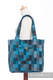 Shoulder bag made of wrap fabric (100% cotton) - QUARTET RAINY - standard size 37cmx37cm #babywearing