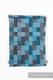Sac à cordons en retailles d’écharpes (100% coton) - QUARTET RAINY - taille standard 32 cm x 43 cm #babywearing