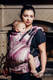LennyUp Carrier, Standard Size, jacquard weave (60% cotton, 40% Merino wool) - GALLEONS BURGUNDY & CREAM #babywearing