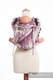 Nosidło Klamrowe ONBUHIMO z tkaniny żakardowej (60% bawełna, 40% wełna merino), rozmiar Standard - GALEONY BORDO Z KREMEM #babywearing