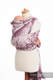 WRAP-TAI carrier Mini with hood/ jacquard twill / 60%  cotton, 40% Merino wool / GALLEONS BURGUNDY & CREAM #babywearing