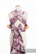 WRAP-TAI portabebé Mini con capucha/ jacquard sarga/60% algodón, 40% lana merino/ GALLEONS BURGUNDY & CREAM #babywearing