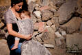 Baby Wrap, Jacquard Weave (100% cotton) - Horizon's Verge - size M #babywearing