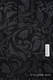 Bolso hecho de tejido de fular (96% algodón, 4% hilo metalizado) - TWISTED LEAVES METAL & DUST - talla estándar 37 cm x 37 cm #babywearing