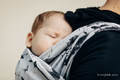 Żakardowa chusta do noszenia dzieci, bawełna - FISH'KA - rozmiar M #babywearing