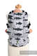 Nosidełko LennyUp z tkaniny żakardowej 100% bawełna , rozmiar standard, FISH'KA REWERS  #babywearing