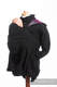 Babywearing Coat - Softshell - Black with Little Herringbone Inspiration - size M (grade B) #babywearing